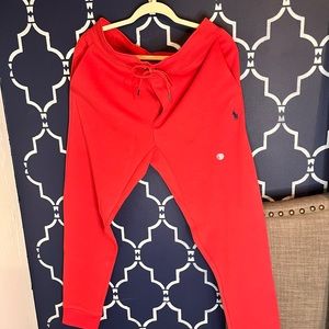 Polo by Ralph Lauren Men’s sweatpants Red Size Medium